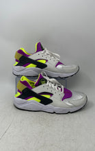 Load image into Gallery viewer, Nike Mens Air Huarache Run AH8049-101 White Green Purple Sneaker Shoes Size 10.5