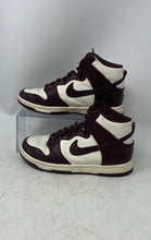 Load image into Gallery viewer, Nike Womens Dunk High DD1869-601 Beige Burgundy Basketball Shoes Size 7