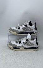 Load image into Gallery viewer, Nike Kids Jordan 4 Retro BQ7669-111 White Gray Lace-Up Sneaker Shoes Size 3Y