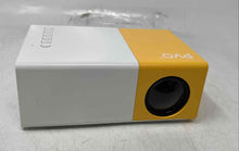 Load image into Gallery viewer, PVO YG 300 Pro White Yellow LED HDMI USB Micro SD Video Projector Untested