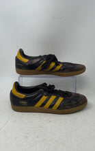 Load image into Gallery viewer, Adidas Mens Samba OG IG6174 Brown Yellow Lace-Up Sneaker Shoes Size 8