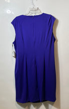 Load image into Gallery viewer, Calvin Klein Womens Royal Blue Sleeveless Back Zip Sheath Dress Size 20W W/Tag