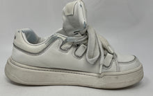 Load image into Gallery viewer, Authentic Miu Miu Womens White Leather Lace-Up Sneakers Shoes Size EUR 35.5 Worn