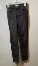 Load image into Gallery viewer, H&M Womens Black Denim 5-Pockets Dark Wash High-Rise Skinny Jeans Pants Size 6