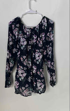Load image into Gallery viewer, Champs Womens Multicolor Floral Print Long Sleeve Pullover Blouse Top Size XL