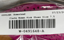 Load image into Gallery viewer, Clarks Womens Trish Calla Hot Pink Leather Slip-On Loafer Shoes Size 7.5M