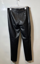 Load image into Gallery viewer, Zara Womens Black Flat Front Regular Fit Skinny Leg Trouser Pants Size L