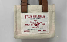 Load image into Gallery viewer, True Religion Womens Beige Brown Detachable Strap Mini Shoulder Crossbody Bag