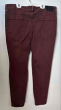 Load image into Gallery viewer, Express Womens Brown Denim Dark-Wash Regular Fit Skinny Jeans Size 36X30