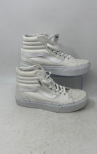Load image into Gallery viewer, Vans Womens Sk8-Hi 721356 White Lace-Up High Top Sneaker Shoes Size 7