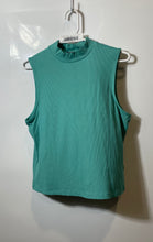 Load image into Gallery viewer, Express Womens Green Mock Neck Stretch Ribbed Pullover Tank Top Size XL