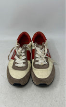 Load image into Gallery viewer, Coach Womens Red Cream Low Top Round Toe Lace-Up Sneakers Shoes Size 8.5B