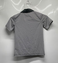 Load image into Gallery viewer, Vineyard Vines Kids Black And White Striped Short Sleeve Golf Polo Shirt Size 6