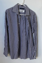 Load image into Gallery viewer, Tommy Hilfiger Mens Black Purple Collared Long Sleeve Button-Up Shirt Size L