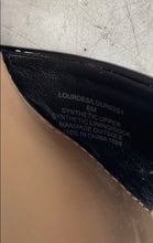 Load image into Gallery viewer, Steve Madden Womens Lourdes Black Peep Toe Block Heel Platform Sandals Size 6M