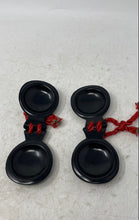 Load image into Gallery viewer, Set Of 2 Vintage Black Wooden Musical Instrument Castanets Hand Percussion