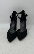 Load image into Gallery viewer, Express Womens Black Pointed Toe Adjustable Ankle Strap Heels Size 7