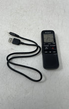 Load image into Gallery viewer, Sony ICD-PX333 Black Flash Memory Handheld IC Digital Voice Recorder Not Tested