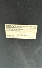 Load image into Gallery viewer, Sony Model SS-WS102 Black Surround Sound Home Theater Speaker System Not Tested