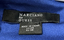 Load image into Gallery viewer, Marciano For Guess Womens Blue Multicolor Paisley Back Zip Shift Dress Size XS