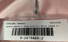 Load image into Gallery viewer, Banana Republic Mens Pink Long Sleeve Slim Fit Non Iron Button-Up Shirt Size L