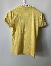 Load image into Gallery viewer, Tommy Hilfiger Womens Yellow Cotton Short Sleeve Collared Polo Shirt Size PM