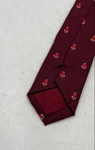 Load image into Gallery viewer, La Cravat By Valentino Mens Red Printed Silk Adjustable Designer Tie