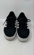 Load image into Gallery viewer, Adidas Mens VL Court Bold Black White Lace-Up Low Top Sneakers Shoes Size 5