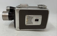 Load image into Gallery viewer, Vintage Kodak Brownie Silver Black Triple Lens 8mm Movie Camera Not Tested