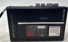 Load image into Gallery viewer, Sony TCM-6DX Black Built-In Monaural Speaker Cassette Recorder Not Tested