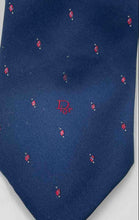 Load image into Gallery viewer, Christian Dior Mens Blue Red Printed Adjustable Long Formal Designer Tie