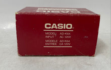 Load image into Gallery viewer, Casio Model AD-K64 Black Genuine 120V Power Supply AC Adapter Not Tested