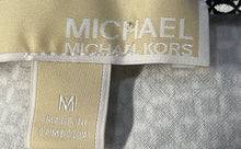 Load image into Gallery viewer, Michael Kors Womens Black White Geometric Print Pull-On Ankle Pants Size M