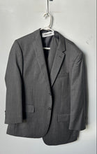 Load image into Gallery viewer, Linea Uomo Mens Gray Wool Long Sleeve Notch Lapel Two-Button Blazer Size 44R
