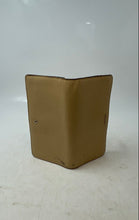 Load image into Gallery viewer, Coach Womens Beige Pebbled Leather ID Card Holder Bifold Wallet