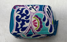 Load image into Gallery viewer, Vera Bradley Womens Multicolor Paisley Lightweight Zip-Around Travel Pill Case