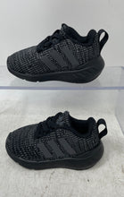 Load image into Gallery viewer, Adidas Kids Swift Run 22 EL GW8167 Black Slip-On Sneaker Shoes Size 4K