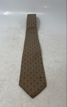 Load image into Gallery viewer, Paco Rabanne Mens Brown Printed Adjustable Keeper Loop Formal Pointed Tie
