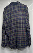 Load image into Gallery viewer, St. John's Bay Mens Green Blue Plaid Flannel Cotton Button-Up Shirt Size Large