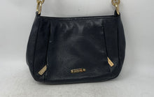 Load image into Gallery viewer, Michael Kors Womens Black Pebble Leather Crossbody Strap Hobo Bag