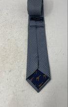 Load image into Gallery viewer, Ted Baker Mens Blue Jacquard Geometric Print Classic Lightweight Pointed Tie