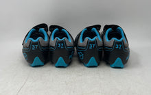 Load image into Gallery viewer, 2-Pair Of Flywheel Womens Fly Fierce Black Gray Blue Cycling Shoes Sz US 6 EU 37