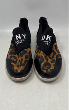 Load image into Gallery viewer, DKNY Womens Black Animal Print Low Top Slip-On Sneaker Shoes Size 11