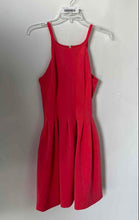 Load image into Gallery viewer, Calvin Klein Womens Coral Sleeveless Square Neck Fit And Flare Dress Size M