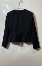 Load image into Gallery viewer, Calvin Klein Womens Black Long Sleeve Pockets Full-Zip Blazer Jacket Size 10P