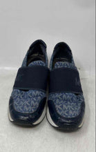 Load image into Gallery viewer, Michael Kors Womens Blue White Round Toe Slip-On Sneaker Shoes Size 5M