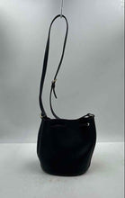 Load image into Gallery viewer, Authentic Lauren Ralph Lauren Womens Andie Black Drawstring Bucket Bag Stained