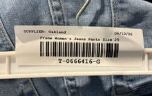 Load image into Gallery viewer, Frame Womens Blue Denim Stretch 5 Pocket Design Straight Jeans Pants Size 25