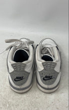 Load image into Gallery viewer, Nike Kids Air Jordan 4 Retro IB4388-100 White Gray Black Sneaker Shoes Size 3Y