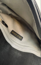 Load image into Gallery viewer, Cole Haan Womens Black Leather Inner Pockets Adjustable Strap Crossbody Bag